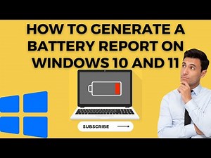 How to Generate a Battery Report on Windows 10 and 11