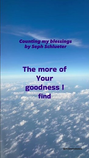 Counting my blessings - ‪@sephschlueter‬ #worshipsong #lyricshorts