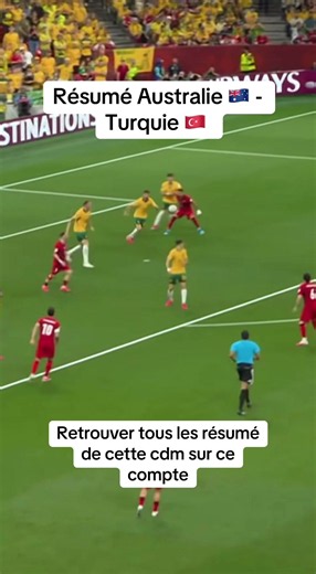 Résumé Australie 🇦🇺 - Turquie 🇹🇷 abonnez-vous pour voir les résumés de ce mondial#coupedumonde #football #worldcup #australie #turquie