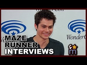 Dylan O'Brien THE MAZE RUNNER Interviews WonderCon with Will Poulter