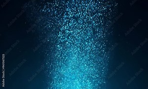 Blue Bubbles Rising: A mesmerizing abstract shot of a column of shimmering blue bubbles rising through a deep blue liquid, creating a sense of depth and ethereal beauty.