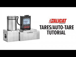 Alicat Mass Flow Controller: Tutorial - Tares/Auto-tare