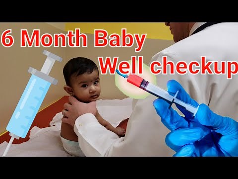 6 month baby doctor visit | 6 Month baby well checkup | 6 month baby development | Newborn Dr visit