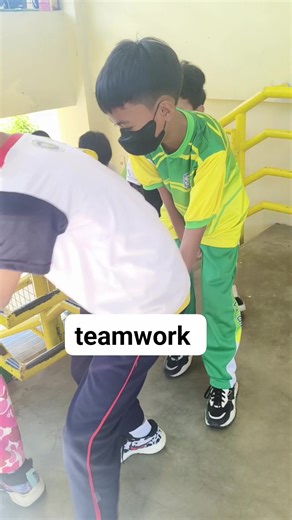 Teaching them the essence of teamwork. #teamwork #teamworkmakesthedreamwork #PleaseLikeFollowandShare | BiyanangBlog