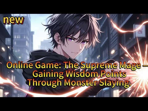 "Online Game: The Supreme Mage — Gaining Wisdom Points Through Monster Slaying."