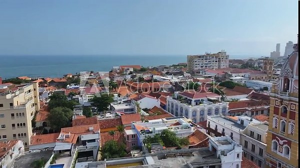 Historical Centre At Cartagena Bolivar Colombia. Public Space Cartagena Bolivar. Infrastructure Landscape Company Building Beauty. Infrastructure Urban Company Building Architecture Town.