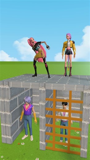 A hilarious moment between Rumi And Mira & Zoey 😱 #scaryteacher3d #familyfun #kpopdemonhunters