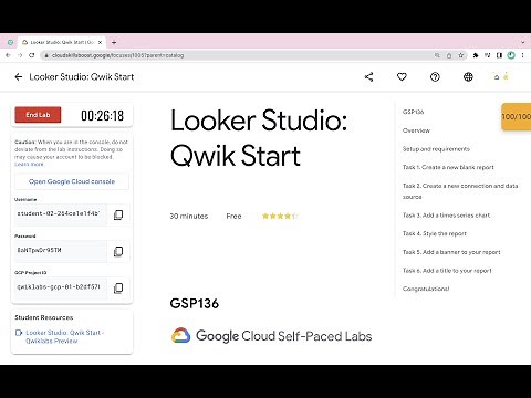 Looker Studio: Qwik Start || #qwiklabs || #GSP136 || [With Explanation🗣️]