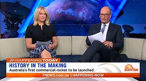 History will be made today when the country's first ever commercial rocket blasts off from the South Australian outback to the edge of space 🚀 | Sunrise