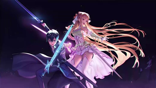 Kirito and Asuna - Sword Art Online Duo Live Wallpaper