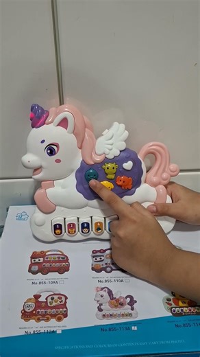 TRENDING UNICORNI MUSICAL PIANO TOY | ASMR #unicorn #toys #trending #satisfying #shorts #fypシ #viral