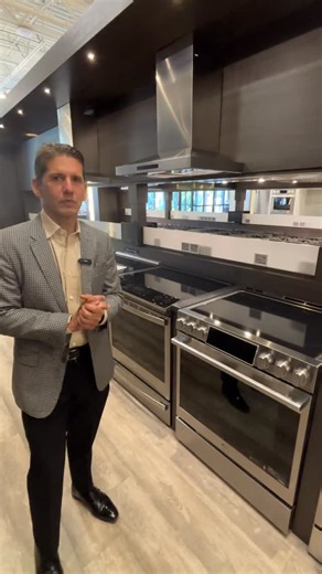 Yale Appliance on Instagram: "This LG induction range comes with several standout features ⚡. The front burner delivers 4,300 watts, compared to the typical 3,700 watts, meaning it boils water much faster. 🍳 It also has a large 6.3 cu. ft. oven, bigger than many 36-inch ranges, with convection cooking for more even heat—especially useful for baking. 🍞 Additional features include: • A full electronic panel • Wi-Fi connectivity • An InstaView door that lets you see inside with a simple tap 👀 Wh