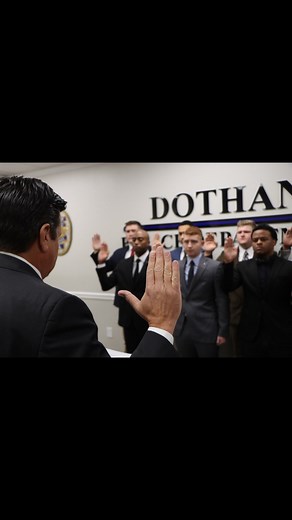 New officers sworn into the Dothan Police Department. | Dothan Police Department