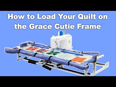 How to Load Your Quilt on the Grace Cutie Frame #ELEHOSP