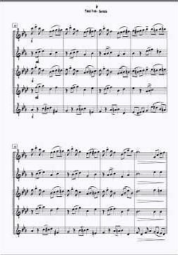 Saxophone Quintet - "Take Five" (Paul Desmond)