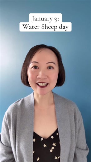 January 9, Water Sheep day. Yin Water in the heavenly frequency of the day represents our thoughts, and those thoughts may feel heavy with the presence of Yin Earth in the Sheep in the day adding to the heaviness of this double Yin Earth month. Let your thoughts flow like water. Clarity will come when the mud clears. In the Chinese calendar, today’s called a Destruction day. It’s a day to take it easy. The Qi doesn’t support major activities with the Sheep opposing the Ox in the month. Yin Water