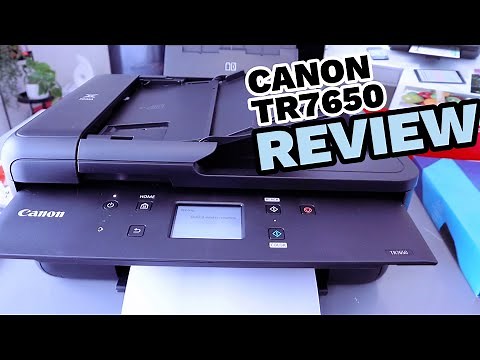 Canon PIXMA TR7650 All-In-One Printer Review