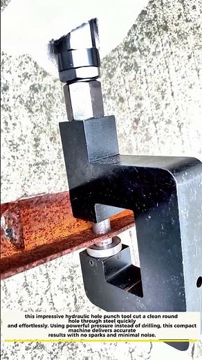 Hydraulic Hole Punch Tool | Fast and Precise Steel Punching