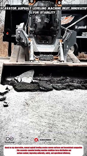 Excavator Asphalt Leveling Machine Best innovative for Stability