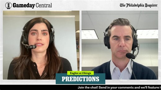 Fuel your fan fire with The Inquirer’s Olivia Reiner and Jeff McLane on Gameday Central — your ultimate Eagles playbook. From pregame buzz and expert breakdowns to real-time updates and insider insights, we’re bringing you all the action! | Philadelphia Inquirer