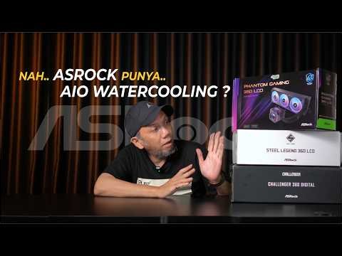 Ganteng..✅ Dingin...✅ Murah ❓❓❓ | Asrock AIO Watercooler Phantom Gaming 360 LCD