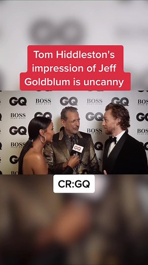 Tom Hiddleston's impression of Jeff Goldblum is uncanny #marvel #interview #mcu #fyp #tomhiddleston #jeffgoldblum #loki #thorragnarok #gq