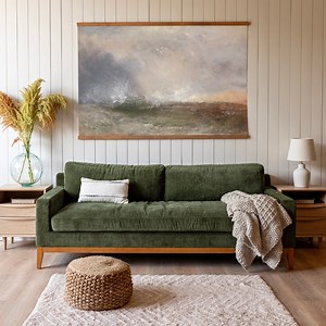 Oversized Abstract Landscape Tapestry: Cotton Canvas Wall Art | 574 - Etsy