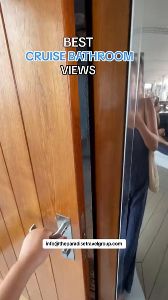 Coolest Cruise Ship Bathroom Experience