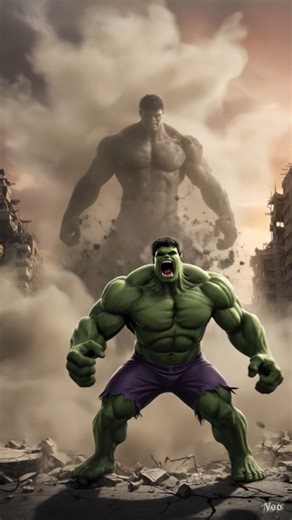 Hulk vs Invisible Man 😱 This is how he defeated the invisible enemy. #hulk #hulkstory