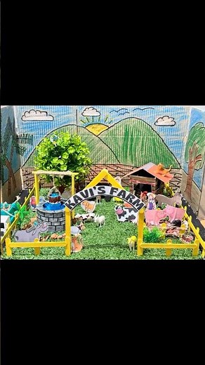 Kavi’s Project | Land animal habitat diorama | Bixby Knolls #education #kids