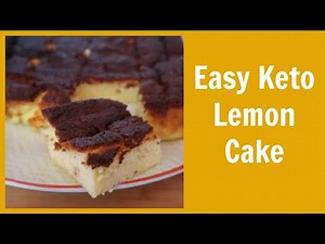 Keto Lemon Cake Recipe | Easy Low Carb Coconut Flour Recipes