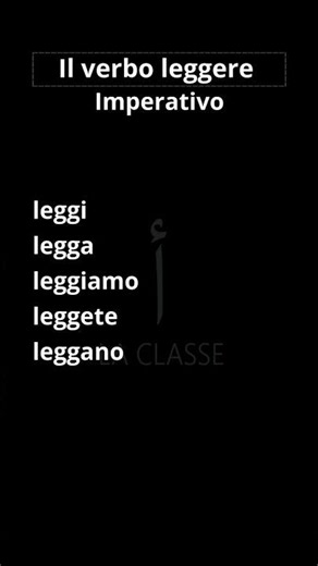 The verb to read - Imperative