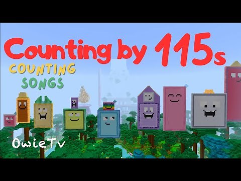 Counting by 115s Song | Minecraft Numberblocks Counting Song | Math and Number Songs for Kids