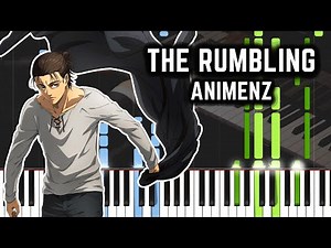 [Animenz] The Rumbling - Attack on Titan Final Season Part 2 OP - Piano Tutorial || Synthesia
