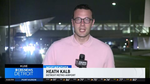 Heavy rain causes flight delays, cancellations at Detroit Metro Airport
