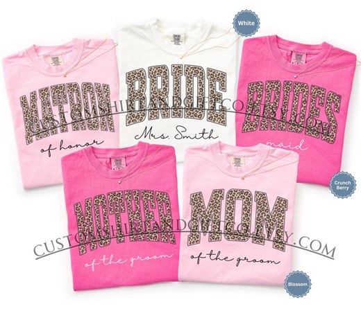 Matron of Honor Bridesmaid Shirts, Mother of the Groom Shirt, Mother of the Bride Shirt, Maid of Honor Shirt Bridal Shirt Bridal Party Gifts - Etsy