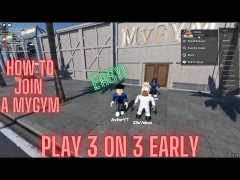 How To Join Someone's MY GYM in Hooplife EASY!!!