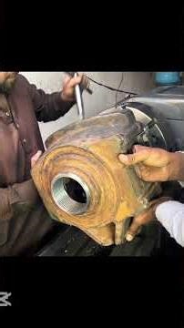 Excavator Wheel Hub Completely Broken! Expert Repair Process 🔥