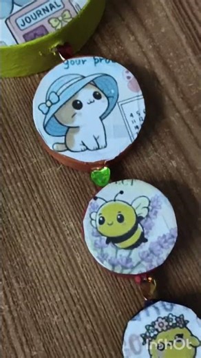 Made this beautiful wall hanging using various shapes of tape! it looks amazing you must write it !