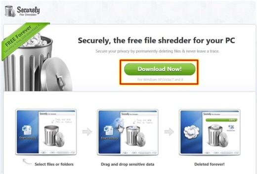 윈도우에서 파일을 복구불가능하게 삭제해주는 무료 소프트웨어, Securely File Shredder