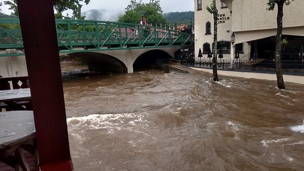 Flooding in Helen, Georgia, Takes Over City Streets as Warnings Continue