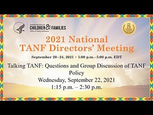 Plenary Session 2: Talking TANF: Questions and Group Discussion of TANF Policy