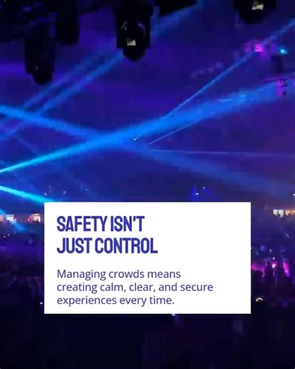 Effective crowd management is the backbone of any safe & successful event. 🙌 Here are key techniques that improve both safety and crowd flow: • Clear signage & communication channels keep attendees informed and calm. • Strategic placement of trained staff ensures quick response & guidance. • Thoughtful layout design prevents bottlenecks & promotes smooth movement. • Use of barriers & controlled entry points directs traffic & limits overcrowding. • Real-time monitoring with crowd analytics helps