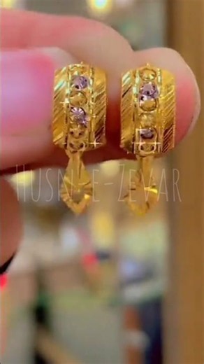 Stunning Gold Hoop Earrings 2026 | Husn-E-Zevar Luxury Arabic Gold Collection #arabianstyle
