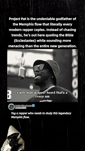 The Godfather of the Flow Every Rapper Copies 😎 #HipHop #RapHistory #PopCulture #ProjectPat