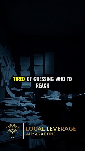 📇 Why guess who to contact next? AI Leverage Leads gives you ready-to-contact data and smart AI outreach in seconds. Start every day with warm leads. 🌐 LocalLeverage.ai #AILeadGen #VerifiedLeads #ProspectingTools #LocalLeverageAI #SmartLeadLists #GrowYourPipeline | Local Leverage Ai