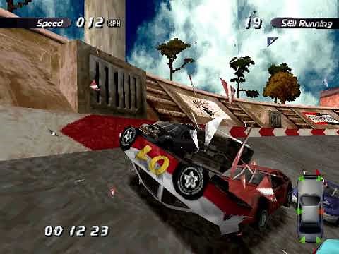 Destruction Derby 2 PS1/PSX Red Pike Arena
