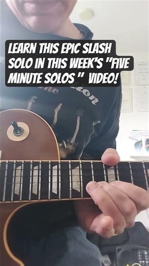 #shorts Learn Slash's "Knocking On Heaven's Door" Guitar Solo In Five Minutes!