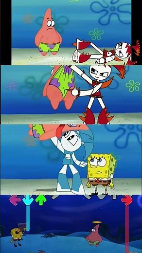 Friday Night Funkin' Blue vs Red Patrick Star 4 - FNF Mobile Game