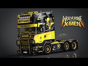 Euro Truck Simulator 2 V8K R520 Wolverine Scania [1.31]